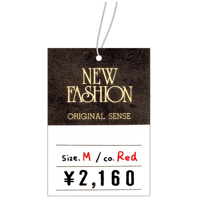 （まとめ買い）ササガワ 糸付き提札(値札) 四角型 高級 FASHION 縦50mm×横35mm 500枚入 18-3684 〔×3〕 【北海道・沖縄・離島配送不可】_2