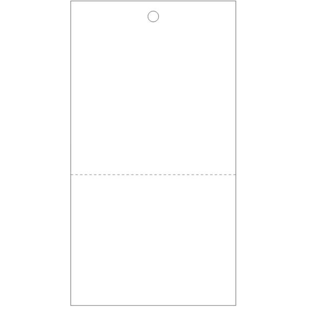 （まとめ買い）ササガワ 提札(値札) 糸なし 白無地 ミシン入 縦70mm×横38mm 500枚入 18-1506 〔×3〕の通販は 8,376円