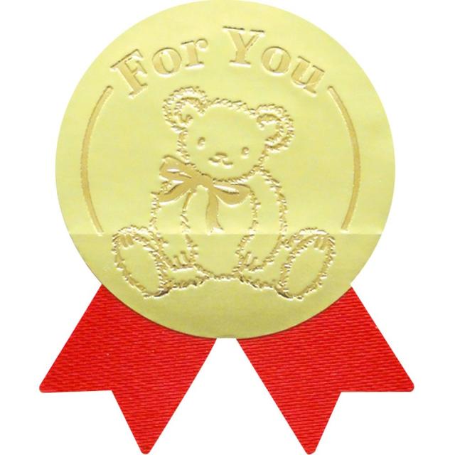 まとめ買い）ササガワ ギフトシール For You 100片入（4片×25シート