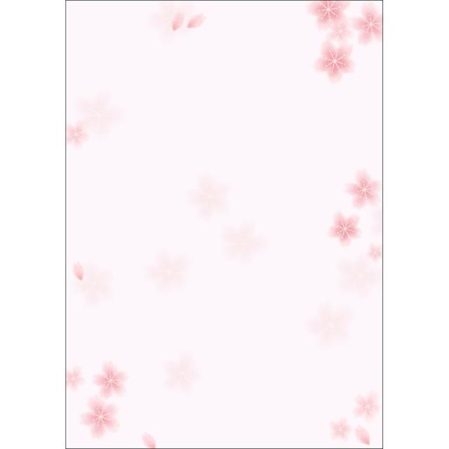 （まとめ買い）ササガワ 和柄用紙 和ごころ A4判 桜 100枚入 4-1905 〔×3〕 【北海道・沖縄・離島配送不可】