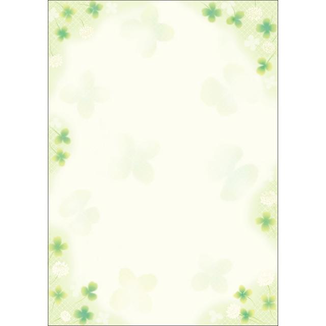 （まとめ買い）ササガワ 和柄用紙 和ごころ A4判 白つめ草 100枚入 4-1916 〔×3〕 【北海道・沖縄・離島配送不可】