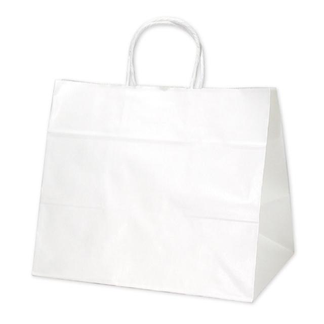 （まとめ買い）ササガワ 手提げ袋 白無地 幅320×マチ200×高さ275mm 50枚入 50-5000 〔×3〕 【北海道・沖縄・離島配送不可】