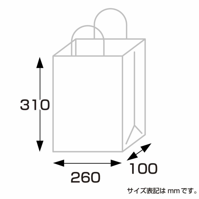 （まとめ買い）ササガワ 手提げ袋 ルージュ 幅260×マチ100×高さ310mm 50枚入 50-5106 〔×3〕