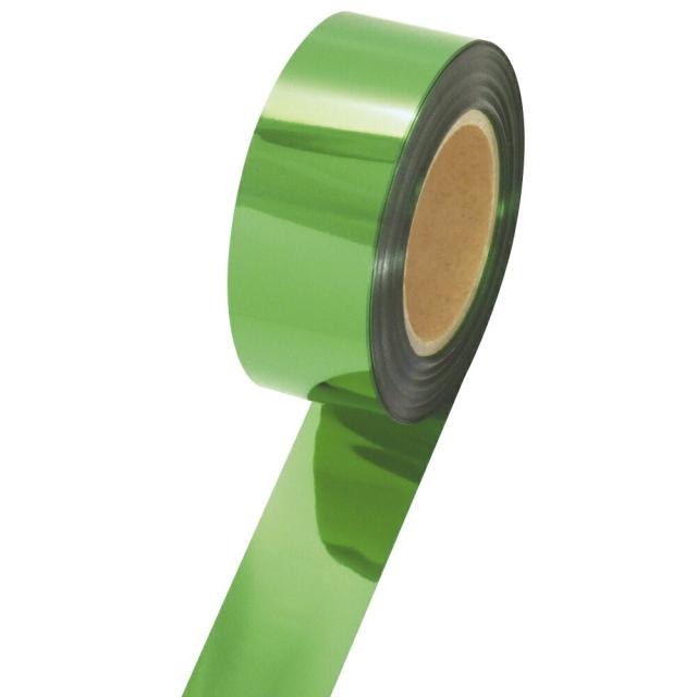 （まとめ買い）ササガワ メッキテープ 緑 50mm×200m 1個入 40-4471 〔×3〕 【北海道・沖縄・離島配送不可】