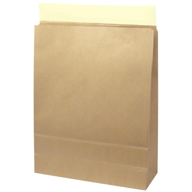 （まとめ買い）ササガワ 宅配袋 未晒 大 幅320×マチ110×高さ400mm 50枚入 32-1464 〔×3〕の通販は