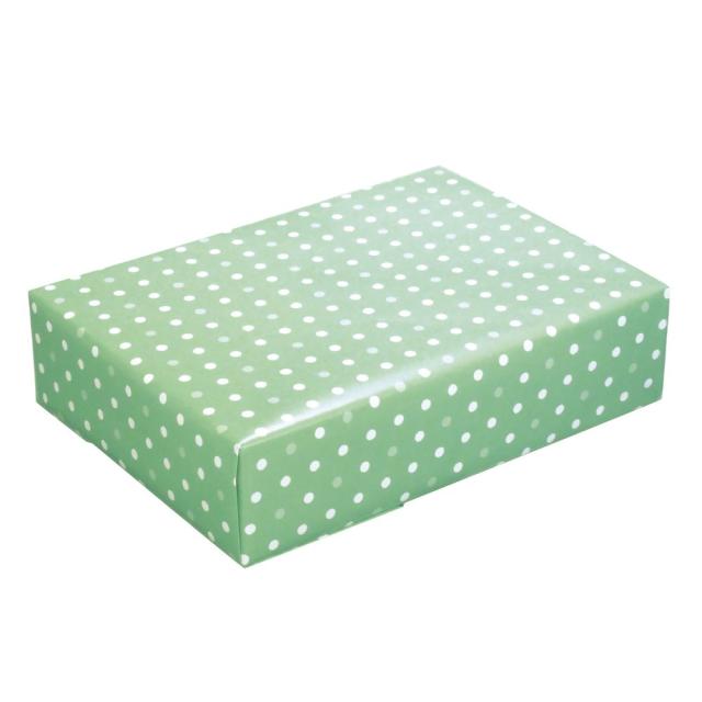（まとめ買い）ササガワ 包装紙 ドット柄 アリアグリーン 半才判 50枚入 49-1144 〔×3〕 【北海道・沖縄・離島配送不可】の通販は