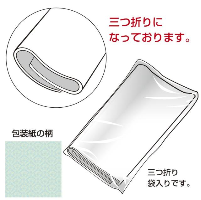 （まとめ買い）ササガワ 包装紙 ファンシー・バラエティ柄 ミルトブルー 半才判 50枚入 49-1403 〔×3〕 【北海道・沖縄・離島配送不可】_2