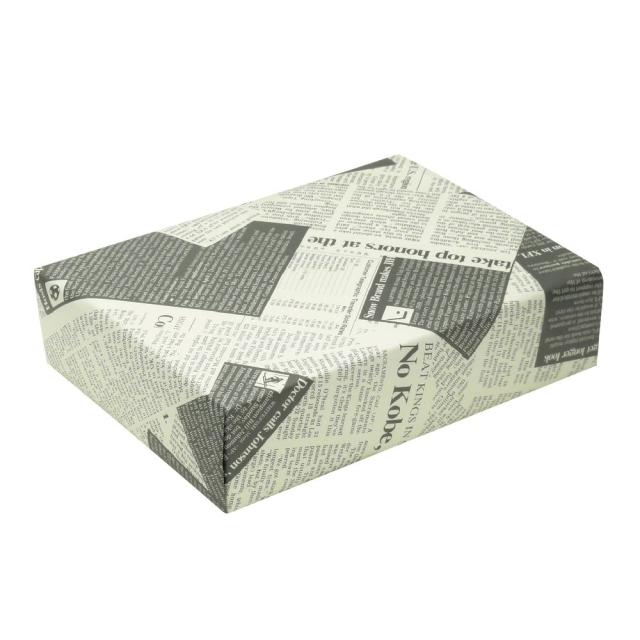 （まとめ買い）ササガワ 包装紙 英字柄 ニュースペーパー 半才判 50枚入 49-1429 〔×3〕 【北海道・沖縄・離島配送不可】_3