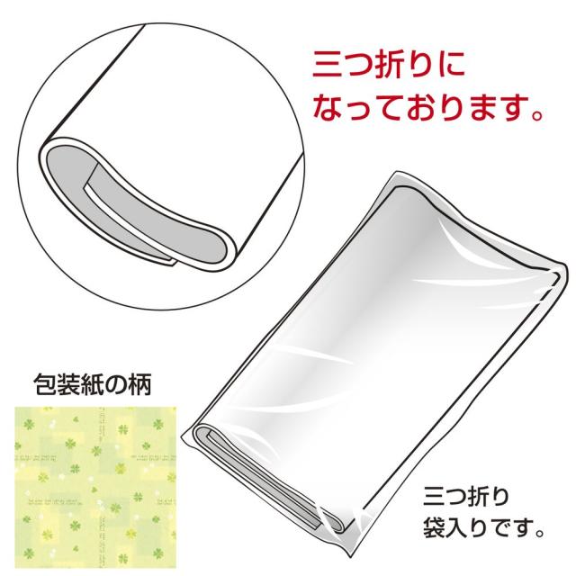 （まとめ買い）ササガワ 包装紙 花柄 ハッピークローバー 半才判 50枚入 49-1514 〔×3〕 【北海道・沖縄・離島配送不可】_2