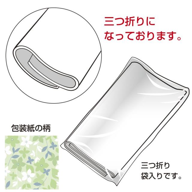（まとめ買い）ササガワ 包装紙 花柄 ファイングロウ緑 半才判 50枚入 49-1523 〔×3〕 【北海道・沖縄・離島配送不可】_2