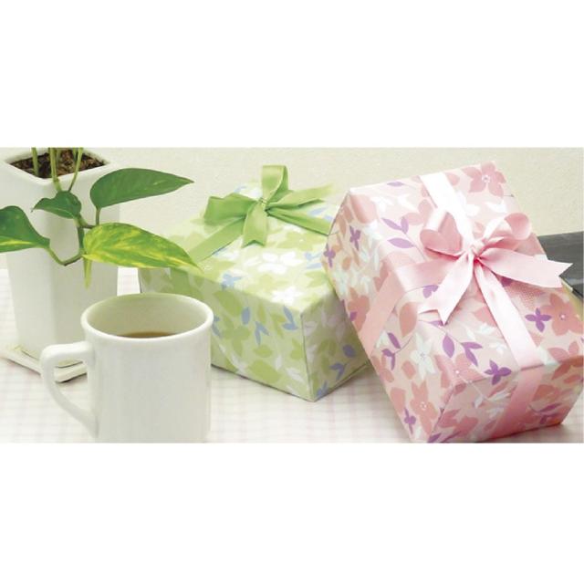 （まとめ買い）ササガワ 包装紙 花柄 ファイングロウ緑 半才判 50枚入 49-1523 〔×3〕 【北海道・沖縄・離島配送不可】_4