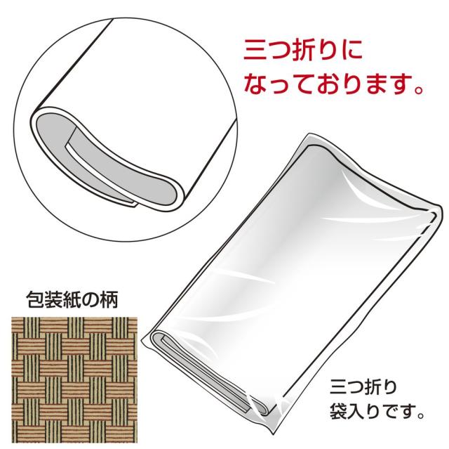 （まとめ買い）ササガワ 包装紙 和風柄 美濃 半才判 50枚入 49-1708 〔×3〕 【北海道・沖縄・離島配送不可】_2