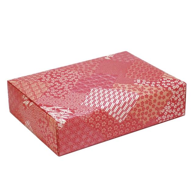 （まとめ買い）ササガワ 包装紙 和風柄 千代紙合わせ 赤 半才判 50枚入 49-1715 〔×3〕 【北海道・沖縄・離島配送不可】_3