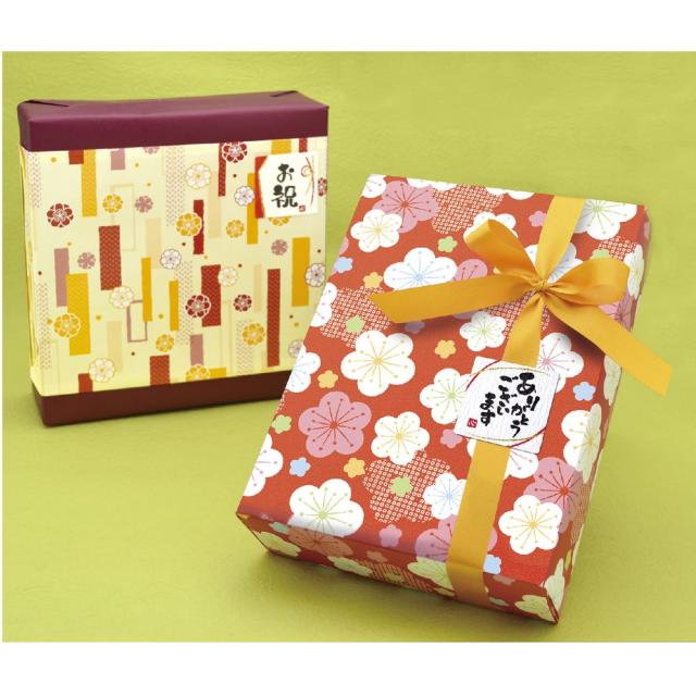 （まとめ買い）ササガワ 包装紙 和風柄 梅小町 半才判 50枚入 49-1721 〔×3〕 【北海道・沖縄・離島配送不可】_4