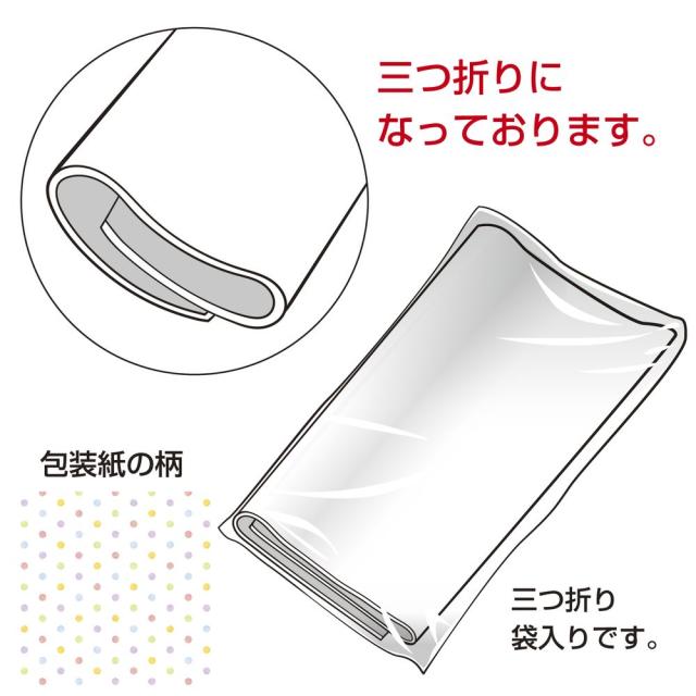 （まとめ買い）ササガワ 包装紙 ドット柄 カラフルドット 半才判 50枚入 49-1169 〔×3〕 【北海道・沖縄・離島配送不可】_2