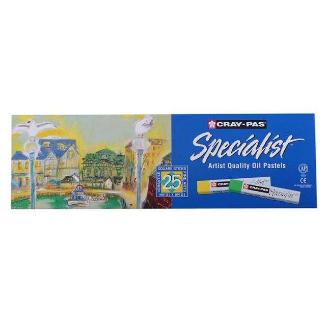 （まとめ買い）サクラクレパス クレパス スペシャリスト 専門家用 25色セット ESP25 〔×3〕 【北海道・沖縄・離島配送不可】