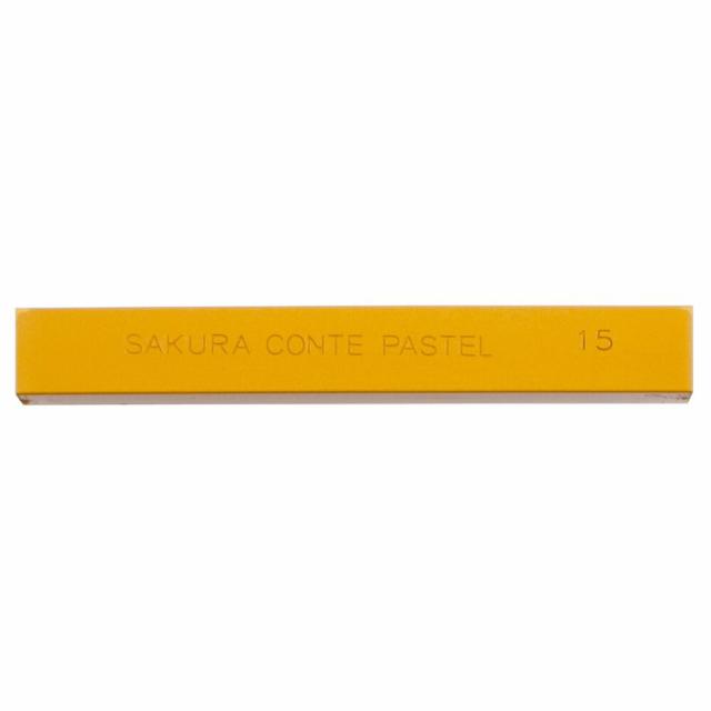 （まとめ買い）サクラクレパス コンテパステル 単色 おうどいろ CTバラ#15 〔6本セット〕 【北海道・沖縄・離島配送不可】
