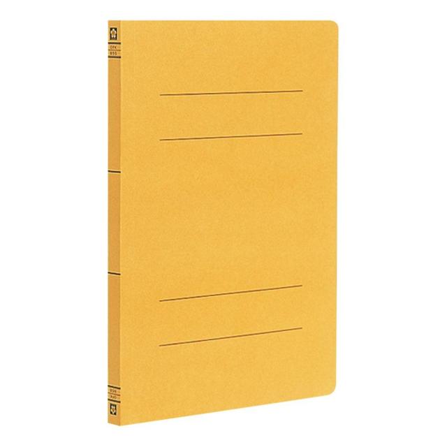 （まとめ買い）サクラクレパス フラットファイル 2穴とじ B5S イエロー OFK-B5S#3 〔10冊セット〕 【北海道・沖縄・離島配送不可】