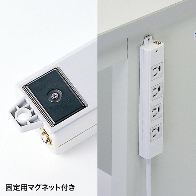 （まとめ買い）サンワサプライ 工事物件タップ 3P 4個口 1m TAP-K4L-1 〔×3〕 【北海道・沖縄・離島配送不可】_2