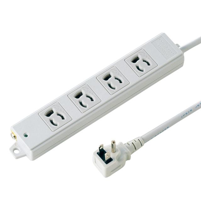 （まとめ買い）サンワサプライ 工事物件タップ 3P 4個口 3m TAP-K4L-3 〔×3〕 【北海道・沖縄・離島配送不可】