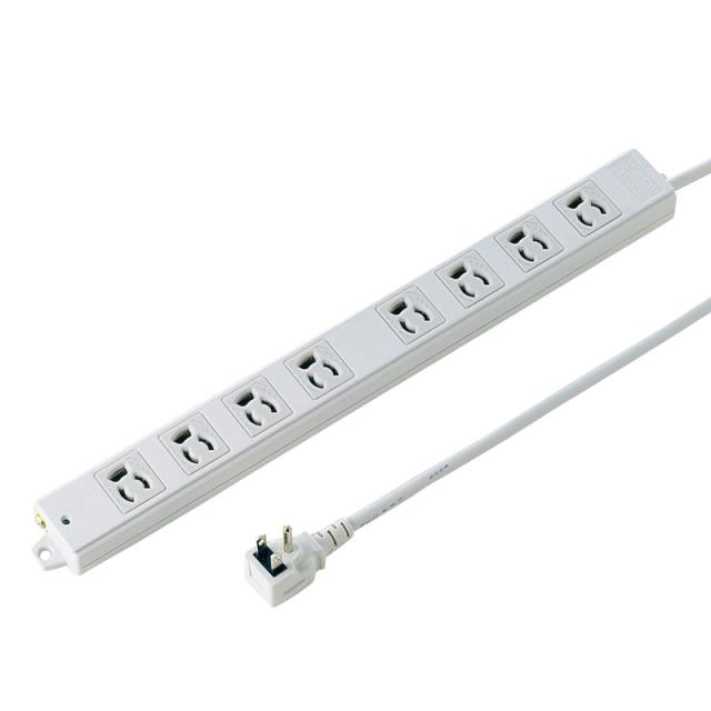 サンワサプライ 工事物件タップ 3P 8個口 5m TAP-K8L-5 【北海道・沖縄・離島配送不可】