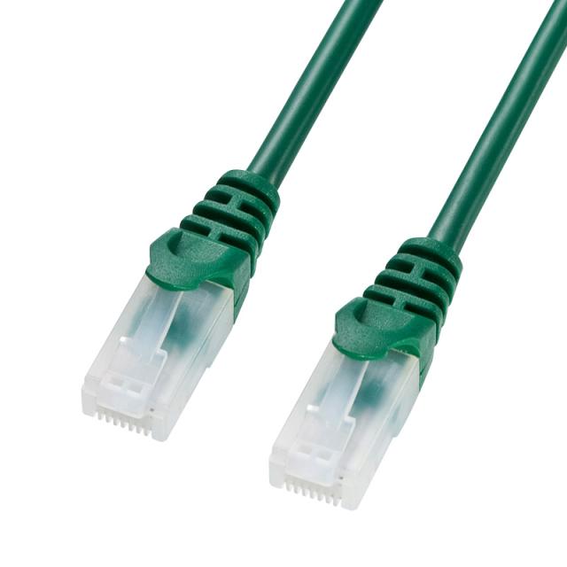 （まとめ買い）サンワサプライ ツメ折れ防止CAT5eLANケーブル 20m グリーン LA-Y5TS-20G 〔×3〕 【北海道・沖縄・離島配送不可】