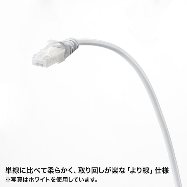 （まとめ買い）サンワサプライ ツメ折れ防止CAT5eLANケーブル 20m イエロー LA-Y5TS-20Y 〔×3〕 【北海道・沖縄・離島配送不可】_4