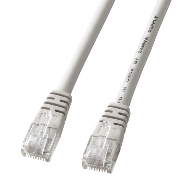 （まとめ買い）サンワサプライ エンハンスドカテゴリ5より線クロスケーブル 20m ライトグレー KB-T5Y-20CN 〔×3〕 【北海道・沖縄・離島配送不可】