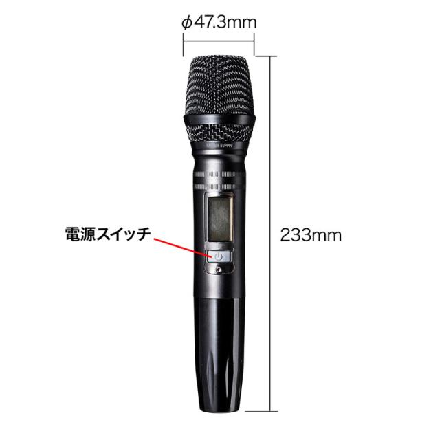サンワサプライ ワイヤレスマイク MM-SPAMP10/14/16/17用 MM-SPHMW6 【北海道・沖縄・離島配送不可】
