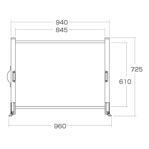 サンワサプライ モバイルスクリーン PRS-M40 【北海道・沖縄・離島配送