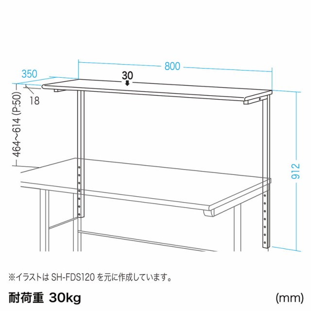 サンワサプライ サブテーブル SH-FDS80