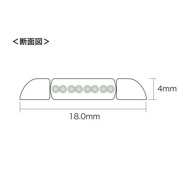 （まとめ買い）サンワサプライ アンダーカーペットLANケーブル 5m グレー KB-CP5-05 〔×3〕 【北海道・沖縄・離島配送不可】_5