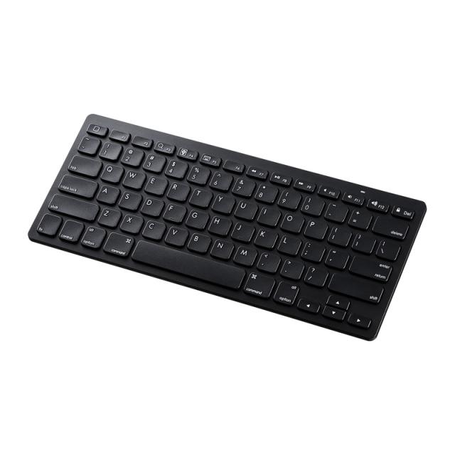 （まとめ買い）サンワサプライ Bluetoothキーボード iOS対応 ブラック SKB-BT25BK 〔×3〕 【北海道・沖縄・離島配送不可】