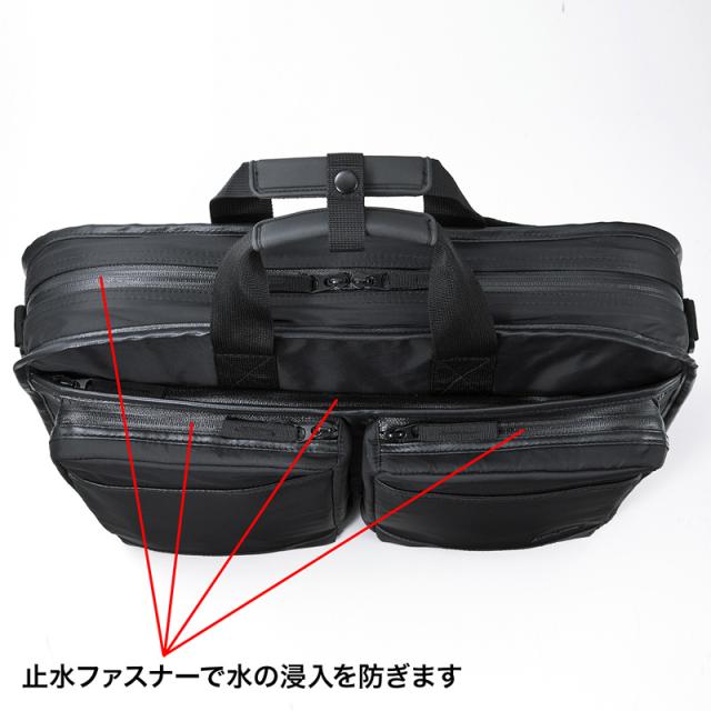 サンワサプライ 超撥水 軽量PCバッグ 15.6インチワイド シングル ブラック BAG-LW9BK 【北海道・沖縄・離島配送不可】_4