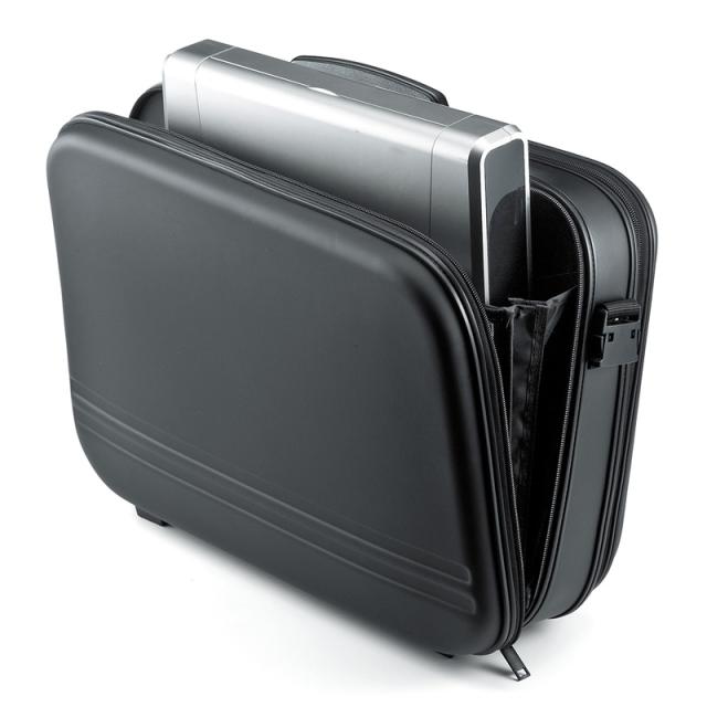 サンワサプライ セミハードPCケース 17.3型ワイド ダブルタイプ ブラック BAG-716BK2 【北海道・沖縄・離島配送不可】