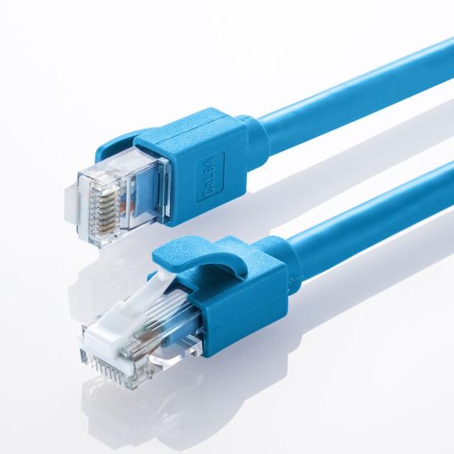 （まとめ買い）サンワサプライ カテゴリ6A LANケーブル ブルー 7m KB-T6ATS-07BL 〔×3〕 【北海道・沖縄・離島配送不可】_2
