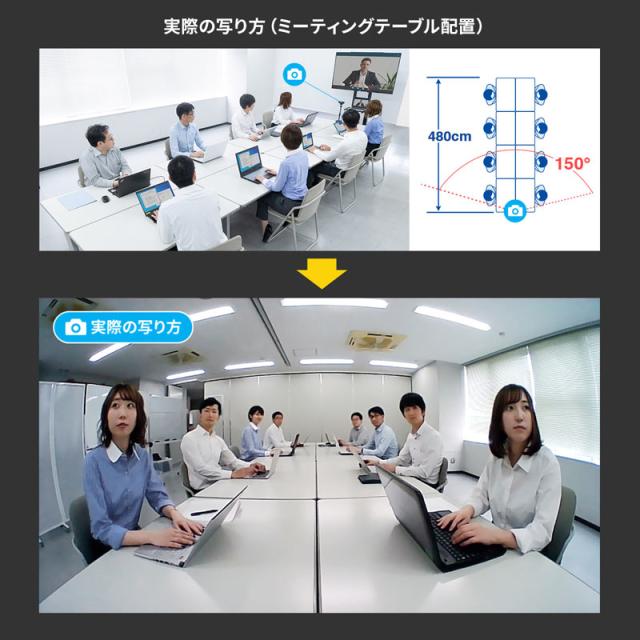 サンワサプライ 会議用ワイドレンズカメラ CMS-V53BK 【北海道・沖縄・離島配送不可】_2
