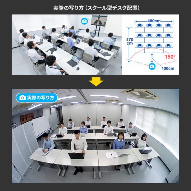 サンワサプライ 会議用ワイドレンズカメラ CMS-V53BK 【北海道・沖縄・離島配送不可】_3