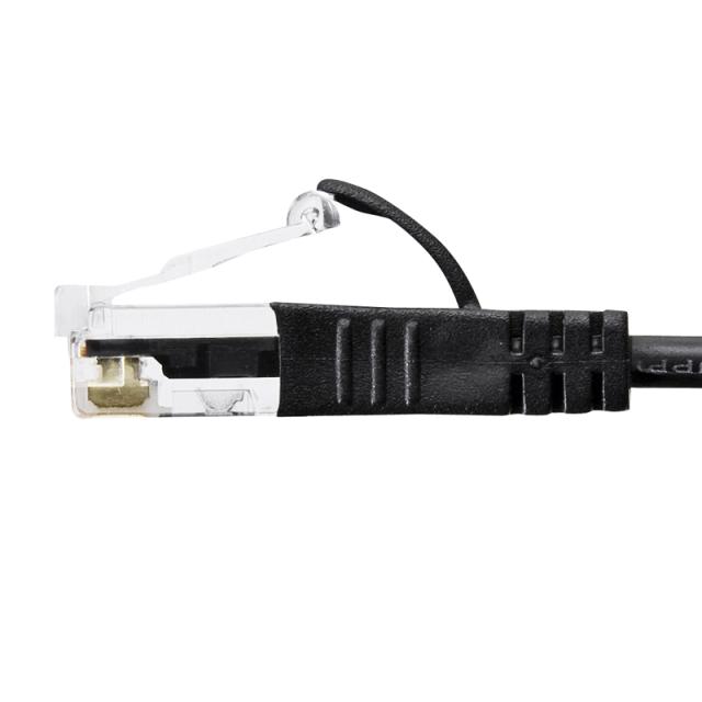 （まとめ買い）サンワサプライ カテゴリ6準拠極細LANケーブル 10m ブラック KB-SL6-10BK 〔×3〕 【北海道・沖縄・離島配送不可】_3