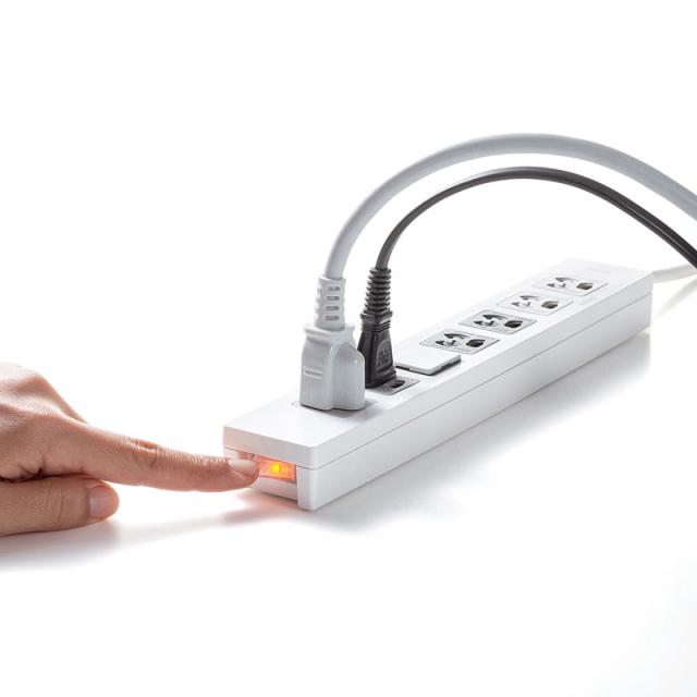 （まとめ買い）サンワサプライ 電源タップ 3極抜け止めタイプ 7個口 コード長2m TAP-F37-2KSRP 〔×3〕 【北海道・沖縄・離島配送不可】_3