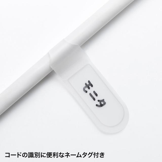 （まとめ買い）サンワサプライ 電源タップ 3極抜け止めタイプ 7個口 コード長2m TAP-F37-2KSRP 〔×3〕 【北海道・沖縄・離島配送不可】_6