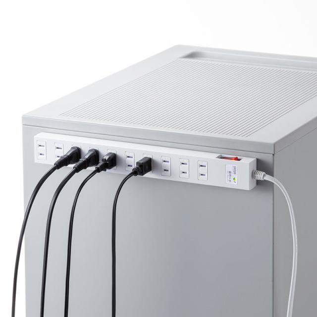 （まとめ買い）サンワサプライ 雷ガードタップ 2P 10個口 2m TAP-SP217-2 〔×3〕 【北海道・沖縄・離島配送不可】_2