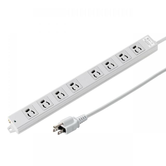 サンワサプライ 工事物件雷ガードタップ 3P 8個口 3m TAP-K8SP-3 【北海道・沖縄・離島配送不可】