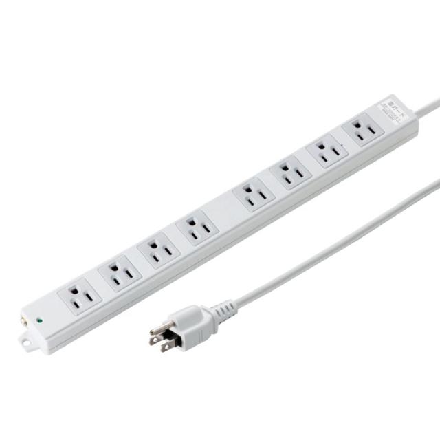 サンワサプライ 工事物件雷ガードタップ 3P 8個口 3m TAP-K8NSP-3 【北海道・沖縄・離島配送不可】