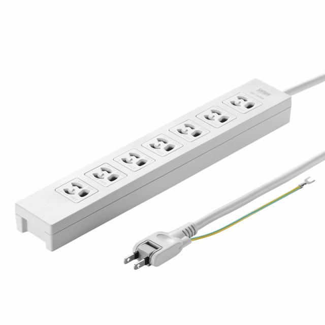 （まとめ買い）サンワサプライ 電源タップ 3P 7個口 3m TAP-F37-3SR 〔×3〕の通販は 10,841円