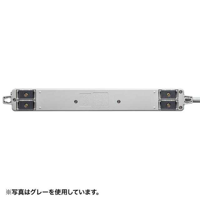 サンワサプライ 医用接地プラグ付き電源タップ 3P 6個口 レッド 1m TAP-HPM6-1R 【北海道・沖縄・離島配送不可】_10