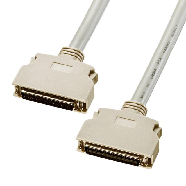 （まとめ買い）サンワサプライ SCSIケーブル 1m KB-SHP1K 〔×3〕 【北海道・沖縄・離島配送不可】