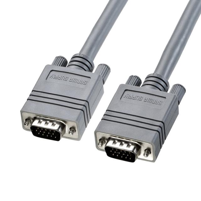 （まとめ買い）サンワサプライ ディスプレイケーブル 複合同軸 アナログRGB 4m KB-CHD154K2 〔×3〕 【北海道・沖縄・離島配送不可】