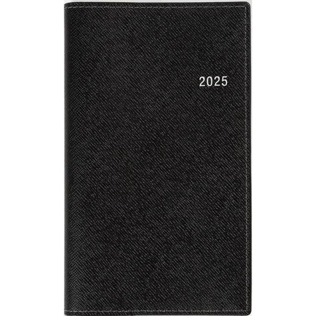 （まとめ買い）高橋書店 2025年 手帳 No.411 ニューダイアリー カジュアル 1 手帳判 週間レフト式＆月間ブロック式 ブラック 〔3冊セット〕の通販は 4,904円