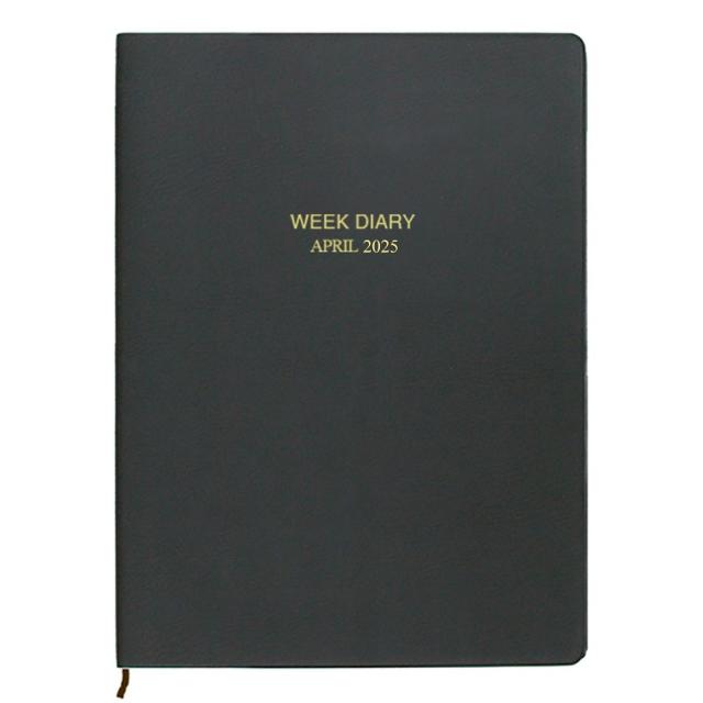 （まとめ買い）コレクト 手帳 2025年4月始まり ウィークダイアリー 見開き1週間レフト式 B5 糸かがりとじ 差込表紙 D-424 〔3冊セット〕 【北海道・沖縄・離島配送不可】の通販は
